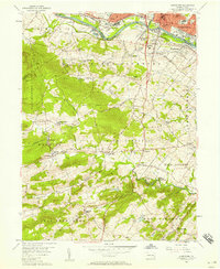 Pottstown 1956 topographic map thumbnail
