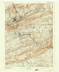 Pottsville 1891 topographic map thumbnail