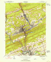 Pottsville 1944 topographic map thumbnail
