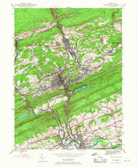 Pottsville 1944 topographic map thumbnail