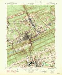 Pottsville 1944 topographic map thumbnail