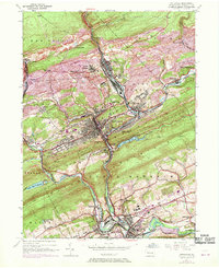Pottsville 1944 topographic map thumbnail