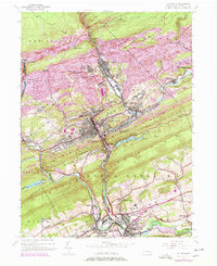 Pottsville 1944 topographic map thumbnail