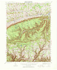Powell 1943 topographic map thumbnail