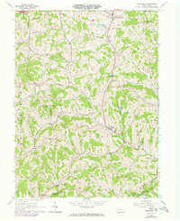 Prosperity 1964 topographic map thumbnail