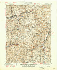 Punxsutawney 1942 topographic map thumbnail