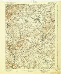 Quakertown 1894 topographic map thumbnail