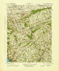Quarryville 1943 topographic map thumbnail