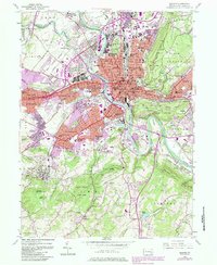 Reading 1956 topographic map thumbnail