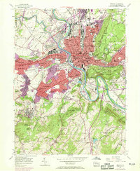 Reading 1956 topographic map thumbnail