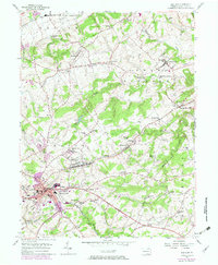 Red Lion 1953 topographic map thumbnail