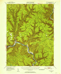 Renovo East 1946 topographic map thumbnail
