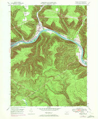 Renovo East 1946 topographic map thumbnail
