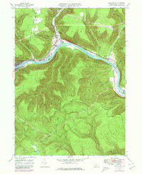 Renovo East 1946 topographic map thumbnail