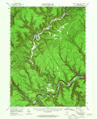 Renovo West 1946 topographic map thumbnail