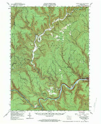 Renovo West 1946 topographic map thumbnail