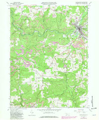 Reynoldsville 1966 topographic map thumbnail