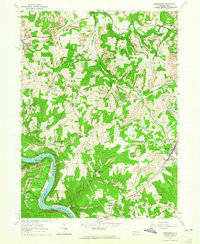 Rimersburg 1963 topographic map thumbnail