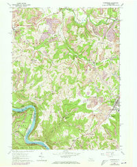 Rimersburg 1963 topographic map thumbnail