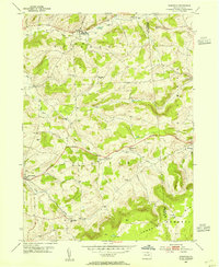 Roseville 1953 topographic map thumbnail