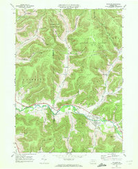 Roulette 1969 topographic map thumbnail
