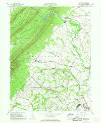 Roxbury 1966 topographic map thumbnail