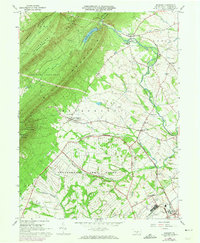 Roxbury 1966 topographic map preview