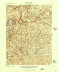Rural Valley 1901 topographic map thumbnail