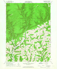 Salladasburg 1965 topographic map thumbnail