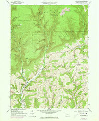 Salladasburg 1965 topographic map thumbnail