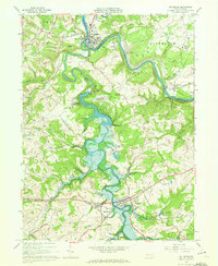 Saltsburg 1964 topographic map thumbnail