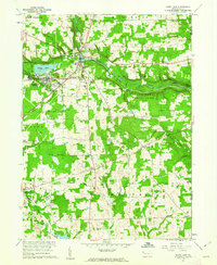 Sandy Lake 1960 topographic map thumbnail