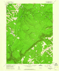 Sandy Ridge 1958 topographic map thumbnail