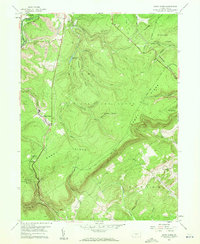 Sandy Ridge 1958 topographic map thumbnail