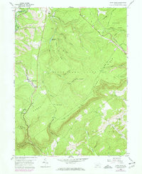 Sandy Ridge 1958 topographic map thumbnail