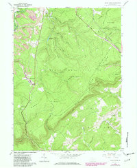 Sandy Ridge 1958 topographic map thumbnail