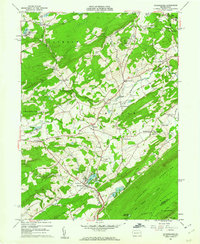 Saylorsburg 1960 topographic map thumbnail