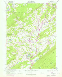 Saylorsburg 1960 topographic map thumbnail