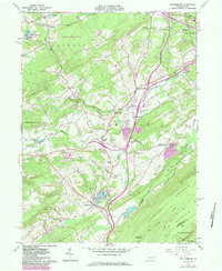 Saylorsburg 1960 topographic map thumbnail