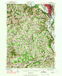Sayre 1939 topographic map preview