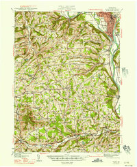 Sayre 1948 topographic map preview