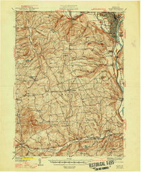 Sayre 1948 topographic map preview