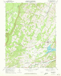 Schellsburg 1971 topographic map thumbnail