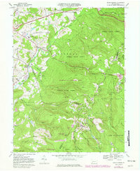 Seven Springs 1967 topographic map thumbnail