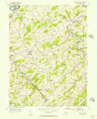 Seven Valleys 1953 topographic map thumbnail