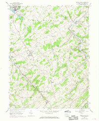 Seven Valleys 1953 topographic map thumbnail
