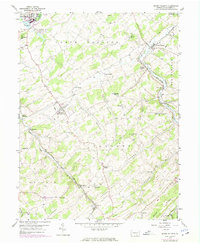Seven Valleys 1953 topographic map thumbnail