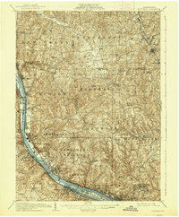 Sewickley 1908 topographic map thumbnail