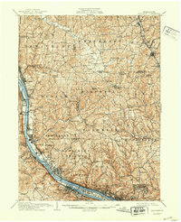 Sewickley 1908 topographic map thumbnail