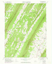 Shade Gap 1966 topographic map preview